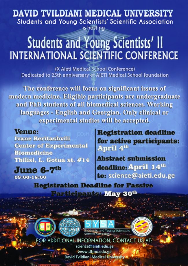Students and Young Scientists’ II International Scientific Conference